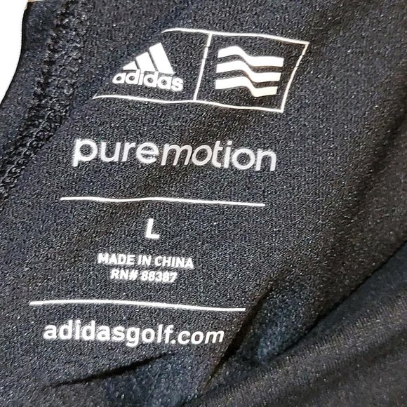 Adidas Pure Motion Athletic Gray Black Layered Skirt With Pockets Women Size L - Picture 3 of 6